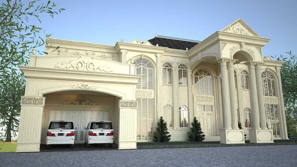 Desain Rumah Klasik Mewah