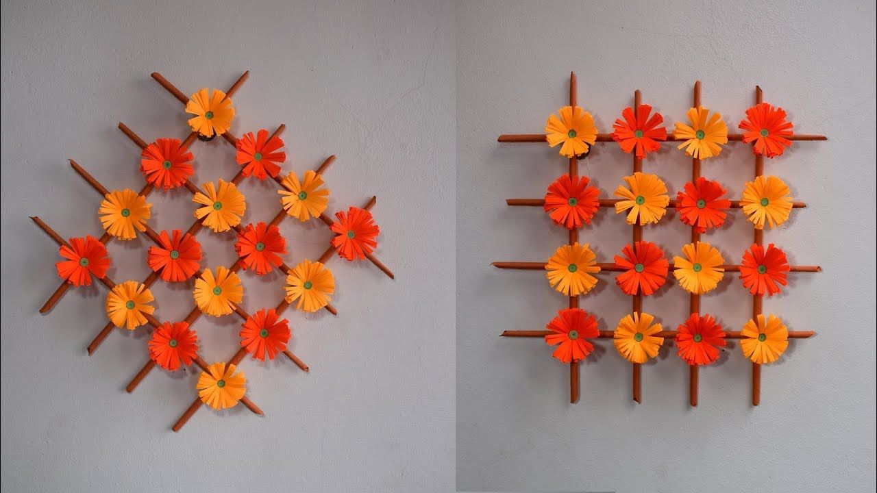 10 Inspirasi Hiasan Dinding Dari Kertas Origami Lipat Yang Unik