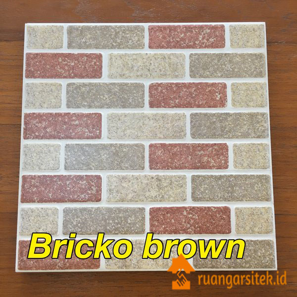 Harga Keramik KIA Bricko Brown 30 x 30